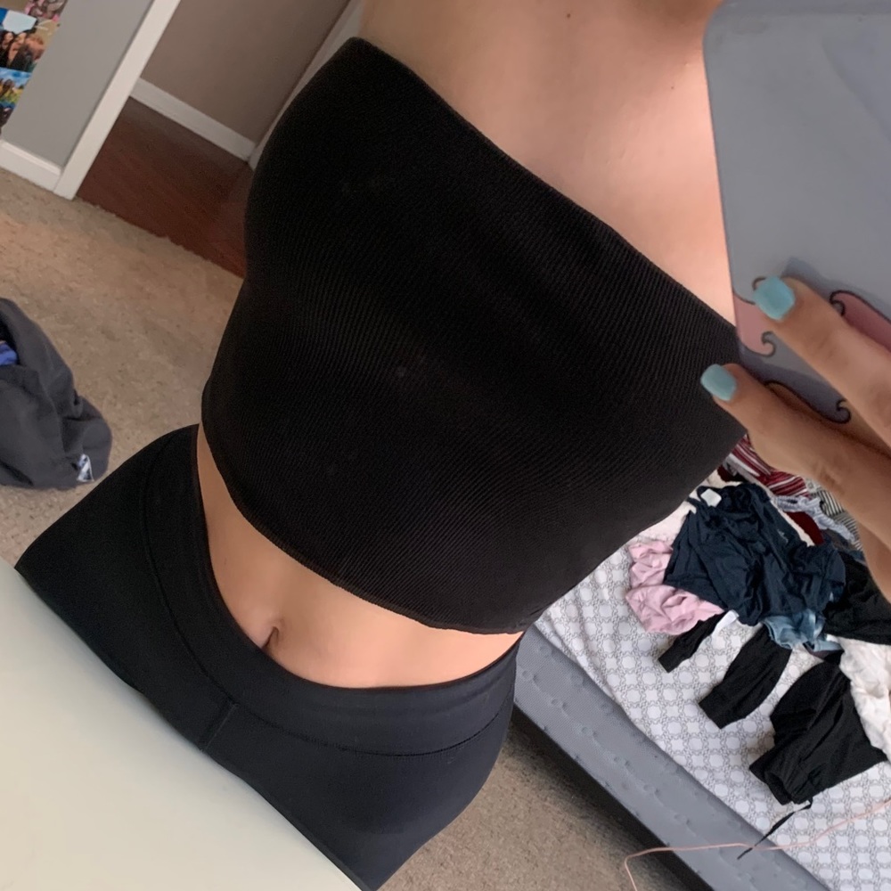 Black tube top